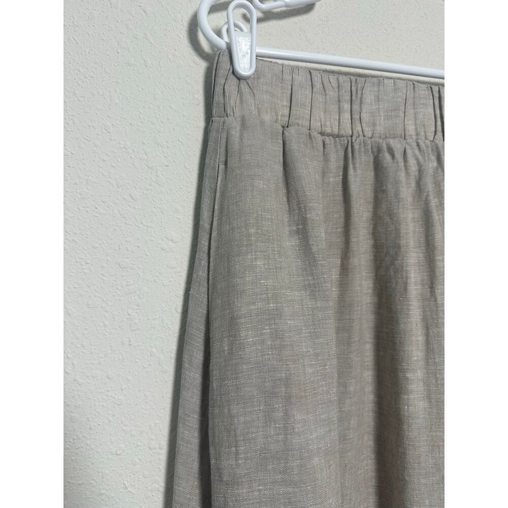 Quince 100% European Linen Maxi Skirt Flax Medium - Picture 2 of 8